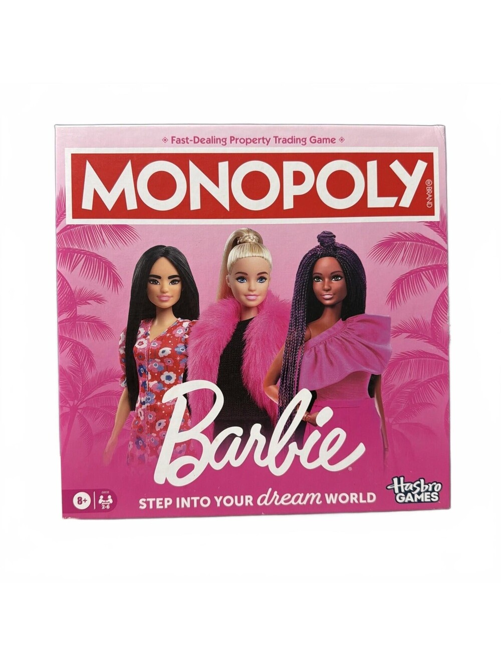 Monopoly Barbie Edition Board Game Dream World Family Fun Game Night